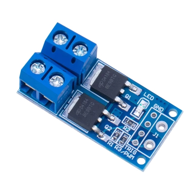 High Power 15A 400W MOSFET Triggered Switch Drive Module PWM Regulator Electronic Control Panel 5V-36V