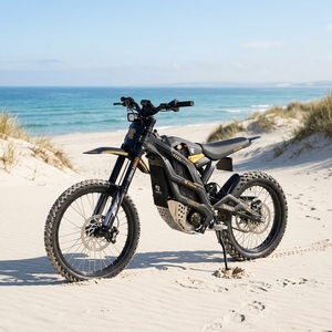 Motocicleta Todoterreno 79Bike Negra y Blanca de 16.8KW, 72V 40Ah, Diseño Robusto 79 BIKE, Construida para Aventuras - Product Image 1