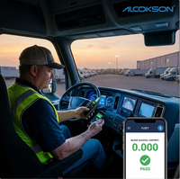 Testeur d'alcool électrochimique avec connexion sans fil avec Smartphone APP Data Management CE/ROHS Compliant