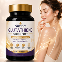 Capsules de collagène au glutathion OEM, 60 unités, pour éclaircir la peau et lutter contre le vieillissement, avec vitamine C, pour une peau éclatante et ferme, pour adultes