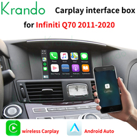 Boîtier d'interface CarPlay Krando pour Infiniti EX FX G M Q QX JX Interface sans fil CarPlay Android Auto Module Plug and Play