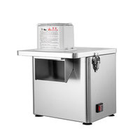 YUMO Hachoir et trancheuse à légumes électrique commerciale en acier inoxydable 304, moteur sans balais, tension universelle 200W