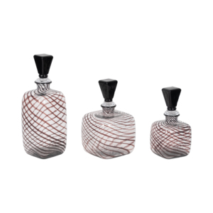 Set di vasi in vetro artistico con tappo, bottiglie decorative per soggiorno e decorazioni per la casa - Product Image 3
