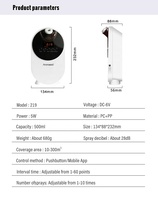 Haute qualité 500ml purificateur d'air automatique diffuseur de parfum désodorisant pour animaux de compagnie contrôle des odeurs d'urine pour voitures hôtels hôpitaux pour animaux de compagnie