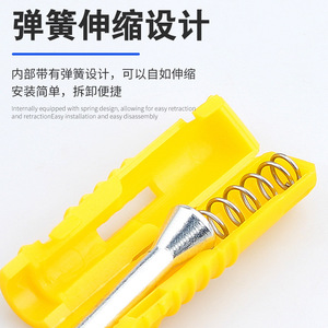 High-Quality <b>Sliding</b> Snap Fit Concealed Connector 33mm Yellow Furniture Cabinet Connector Invisible Installation - Product Image 5