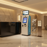 Scanner de passeports à écran tactile 19 pouces de qualité industrielle, prix usine, machine de change de devises Jinrui FCM-501S