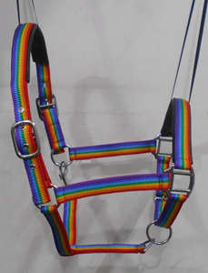 Cabestro de caballo de nailon ajustable de ajuste cómodo con Herrajes de metal Diseño duradero Ideal para equitación, entrenamiento y aseo - Product Image 5