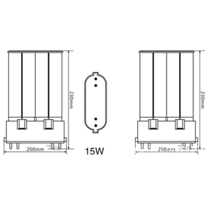Lumen cao 120LM/W 12W <span class=keywords><strong>2g10</strong></span> dẫn ống Ánh sáng thay thế đèn CFL - Product Image 5