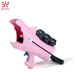 Wholesale Cute Shark Snow Maker Gun Outdoor Plastic Shooting Clip Launcher Holds Snowball Play Set