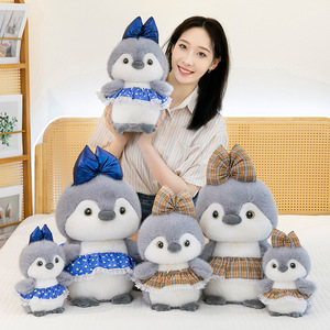 Peluche di Pinguini di Alta Qualità, Bambole in Stoffa <span class=keywords><strong>Blu</strong></span>, Cuscini Decorativi, Regalo per Bambini, Giocattoli Imbottiti a Forma di <span class=keywords><strong>Pinguino</strong></span> - Product Image 2