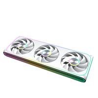 Ventilador RGB para PC AntarcChill de 360 mm con Triple Unidad de Ventilación, Centro CD Halo, Espejo Infinito Lateral, Alto RPM, Alto Flujo de Aire, Bajo Ruido, Venta al Por Mayor