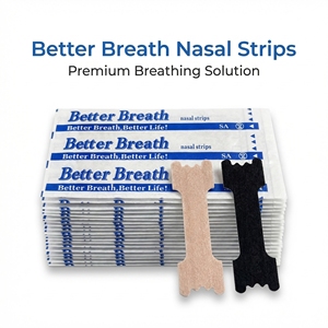 Tiras Nasales Antirronquidos Hipoalergénicas con Microporos, Kit de Ayuda para la Respiración <span class=keywords><strong>Nocturna</strong></span>, Certificado CE, Personalizables - Product Image 1
