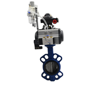 Válvula Neumática JTAIV DN40-DN300 de Doble/Simple Acción con Asiento de Goma para Agua/Aceite/Gas/Ácido, Modelo D971X-16C, Normal-Media - Product Image 4