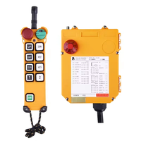 Télécommande radio industrielle sans fil double vitesse F24-8D 315 MHz pour grue, 6 boutons, portée 100 m, pour palan et pont roulant