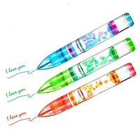 Liquid Motion Bubbler Pens Fidget Toys Jouets de bureau de bureau