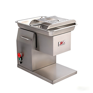 Cortadora de Carne Fresca Multifuncional Comercial de Sobremesa, Totalmente Automática, de Acero Inoxidable (110V) - Product Image 3