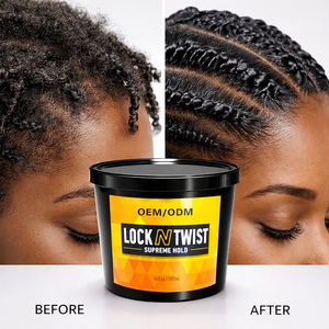 Gel para el cabello de marca privada para salón, OEM ODM, gel orgánico para peinar el cabello, gel vegano para trenzas, productos para el cabello, gel fijador de 10, 16 y 64 oz. - Product Image 4