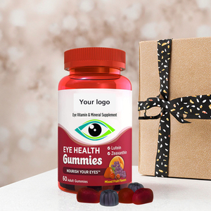 ODM şeker toptan özel özel etiket sağlıklı şeker vitamini ve Mineral takviyesi göz yetişkin için Lutein sakızlı şeker içerir - Product Image 4