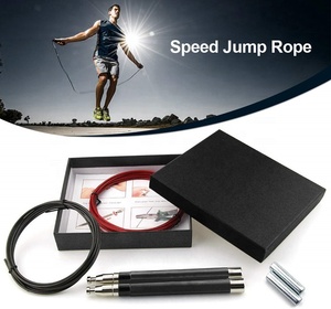 New OEM Tùy chỉnh cao cấp PVC + Dây thép tốc độ bỏ qua Jump Rope - Product Image 2