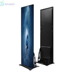 एलईडी पोस्टर डिस्प्ले फैक्ट्री डायरेक्ट-सेल फोल्डेबल एलईडी स्क्रीन फ्लोर-स्टैंडिंग मोबाइल वाटरप्रूफ आईपी 65 उच्च चमक 500-1000cd 4k - Product Image 2