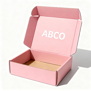 Boîtes en carton ondulé recyclables écologiques haut de gamme emballage en gros personnalisé pour vêtements chaussures collations crème pour les yeux - Product Image 1