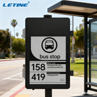 ODM/OEM Écran E Ink 13,3 pouces pour arrêt de bus extérieur, panneau IPS, système d'exploitation Android, étanche IP65, rétroéclairage LED, économie d'énergie, lecture en plein soleil