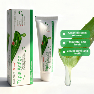 <span class=keywords><strong>Dentifrice</strong></span> Mousse Menthe <span class=keywords><strong>Aloe</strong></span> <span class=keywords><strong>Vera</strong></span> de Haute Qualité pour Usage Domestique, Pâte Blanchissante Extraits de Plantes, Ingrédients Biologiques pour Dents Sensibles - Product Image 2