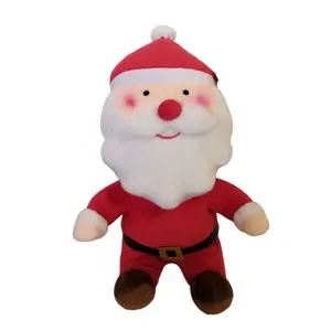 Cina all'ingrosso regali di natale personalizzati babbo natale nonno nonna farcito peluche ragazzi giocattolo per bambini