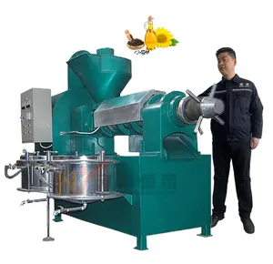 Máquina de procesamiento de aceite de semilla de girasol en espiral completamente automática/d'extraction d'huile exprimidor de aceite