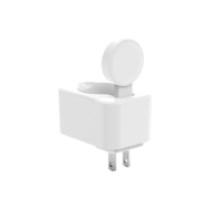 Base de charge sans fil portable 3-en-1 PD20W + 3W pour chargeur sans fil Apple/Samsung Watch pour série 10/9/8/7/6/5