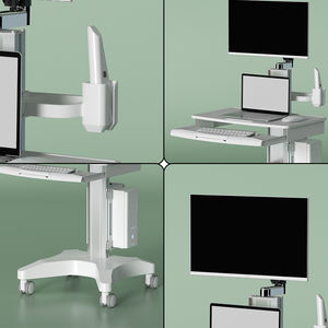 Carrello per Workstation dentale con cassetti integrati | Trasportare, montare e organizzare il tuo <span class=keywords><strong>Scanner</strong></span> e Monitor orale | Modello OC-1T-KB - Product Image 3