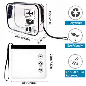 Bolsa Organizadora de Viaje Ecológica con Sellado EVA y Aprobación TSA 3-1-1 para una Seguridad en el Aeropuerto sin Complicaciones - Product Image 2