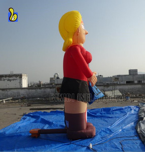 Bon prix gonflable Fashion Lady avec sac à la main gonflable Holland Cartoon Sarah Ballon - Product Image 6