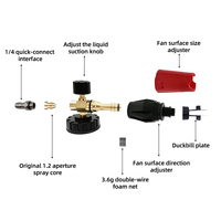 Haute pression 1L capacité Auto nettoyage mousse canon usine-vaporisateur bouteille lave-auto Lance outil haute efficacité lavage de voiture outil