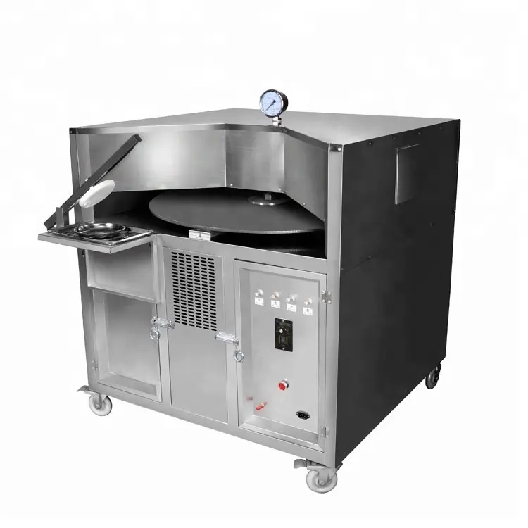 Máquina para hacer pan, horno de Gas de túnel de panadería, Pita árabe, Comercial