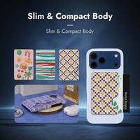 Étui porte-cartes PC vierge personnalisé Subbank pour sublimation, avec ouvertures latérales et supérieures, pour accessoires quotidiens et impression thermique