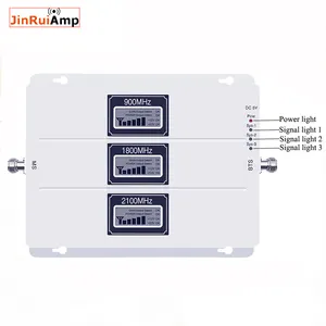 Top selling GSM repeater 2G 3G 4G Triband Cellphone Signal Repeater LTE Network Mobile Signal Booster Jinruiamp AGC