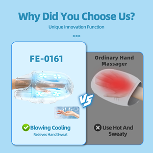 2024 Neue I-Touch Funktionierende kabellose Wärmekompression Vibration Hand-Typ Therapie-Massage Japan für Arthristen und Karpaltunnel - Product Image 4