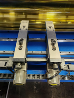 Prensa Plegadora CNC de 100T y 2500mm, 6+1 Ejes con Controlador DA58TX, Máquina Hidráulica para Doblar Láminas Metálicas