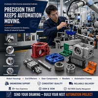 Pièces détachées professionnelles usinées CNC, pièces tournées en acier CNC, services d'usinage CNC en fer, aluminium, titane pour la robotique