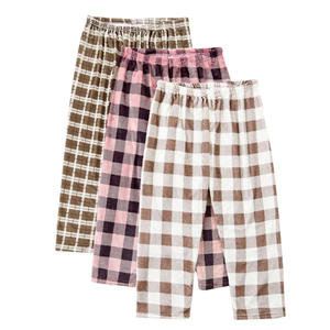 بنطلون بيجامة من الفلانيل المربع للجنسين، ناعم للغاية ودافئ، مناسب للخريف/الربيع/الشتاء - Product Image 5