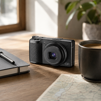 Fotocamera Digitale Compatta Usata GR III ad Alta Risoluzione per Fotografia di Strada, Attrezzatura con Obiettivo Fisso, Videocamera Portatile per Professionisti