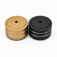 Pieds d'isolation pour haut-parleurs en aluminium haut de gamme OD 40 mm, anti-vibrations, pour équipement audio, amplificateurs et enceintes HiFi