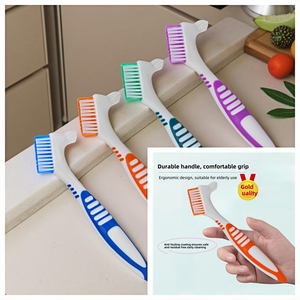 Cepillo de Limpieza para Dentaduras Postizas, Cuatro Colores, Pequeño, Producto Dental Económico de Fábrica - Product Image 6