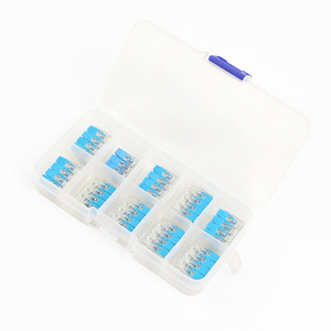 Conector de Cable Eléctrico Azul Personalizable de 24 Horas en Línea, 2P 3P 4P 5P 32A, Terminal de Cableado Rápido, Conector de Cobre <span class=keywords><strong>PIE</strong></span> PC - Product Image 5
