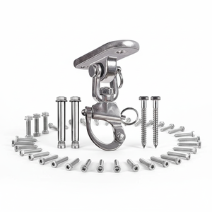 Kit de <span class=keywords><strong>suspension</strong></span> pour chaise <span class=keywords><strong>hamac</strong></span>, crochets de plafond pour balançoire de yoga, <span class=keywords><strong>hamac</strong></span>, écharpe de <span class=keywords><strong>suspension</strong></span>, inversion et anneaux de gymnastique - Product Image 1
