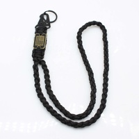 550 Paracord ponsel buatan tangan tali gantungan leher warna-warni tugas berat untuk berkemah luar ruangan & mendaki