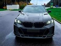 Kit de Mejora para Automóvil Compatible con BMW X6 G06, Estilo PK Modificado, Alerones Delanteros de Fibra de Carbono Seca, Aletas Delanteras