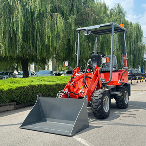 इलेक्ट्रिक मिनी फार्मिंग फ्रंट एंड व्हील लोडर इंजन 400 किलोग्राम क्षमता 2200 मिमी उठाने की ऊंचाई - Product Image 2