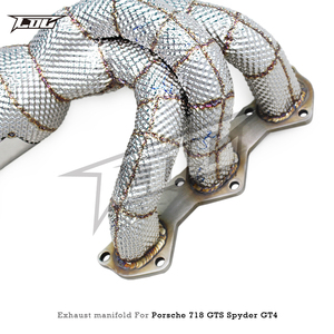 Tự động thể thao ống xả cho PORSCHE 718 Cayman Spyder GTS/GT4 4.0L 2025 lá chắn nhiệt đa dạng tiêu đề với 100/200/300 di động - Product Image 2